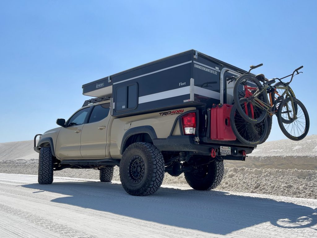Four Wheel Pop Up Camper Review on Quicksand 3rd Gen Tacoma with 37 Tires