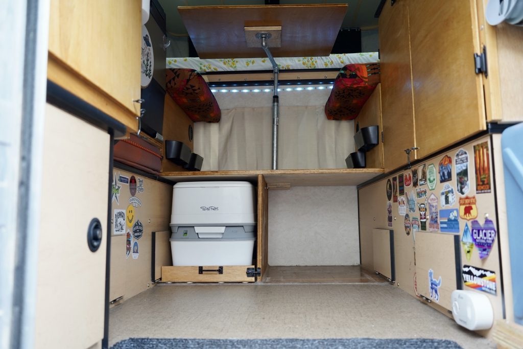 Four Wheel Campers Fleet Model with Custom DIY Storage Four Wheel Campers Fleet Model with Custom DIY Storage